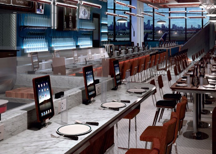 کارکنان رستوران های هوشمند به راحتی می‌توانند از طریق یک نرم‌افزار موبایلی به طور مستقیم مقادیر موجودی انبار را ببینند و یا اضافه و کم کنند تا از این طریق به دقت و راندمان بالاتر برسند.